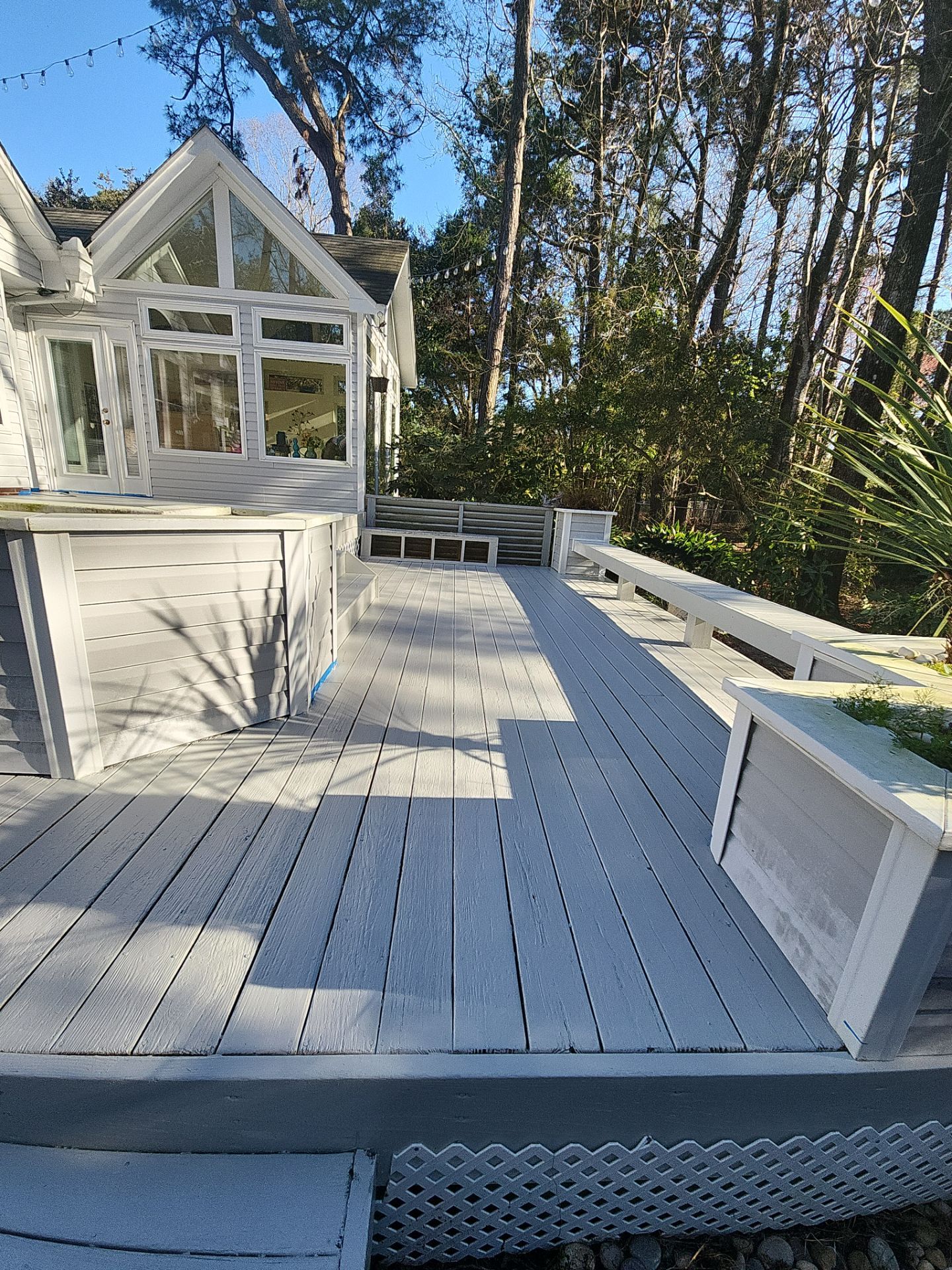 Deck using AcryFin by DuraSeal