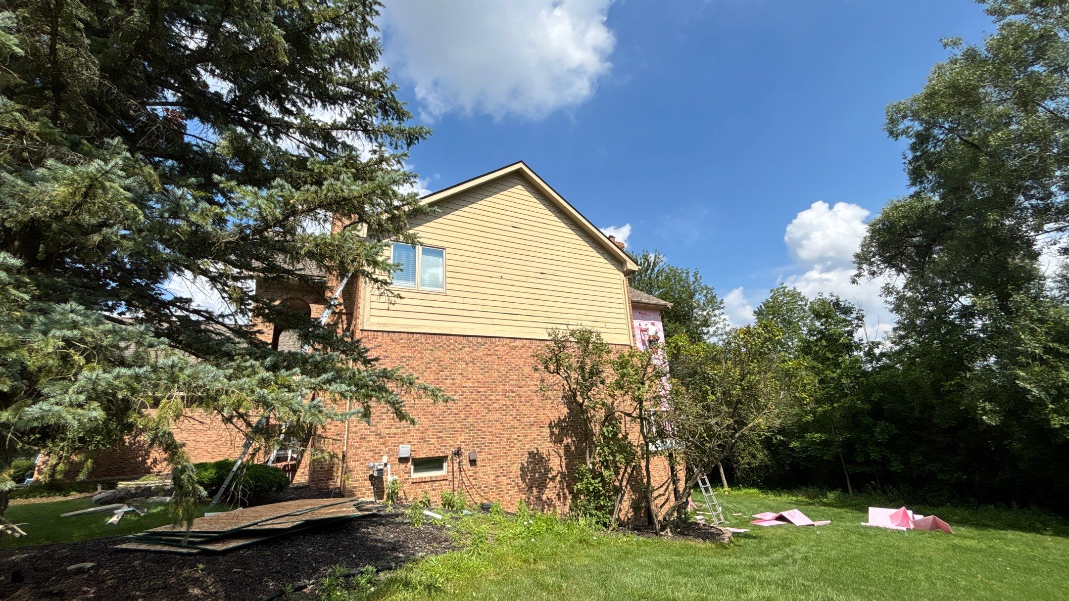 Siding Replacement using Alside Odyssey D4" Flagship Brown by 180 Contractors