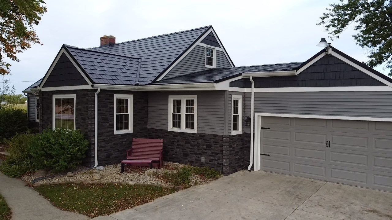 Wind-Resistant Metal Slate Roof Installation in Ossian, Indiana by 4Ever Metal Roofing