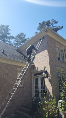 Roof Repair with PermaBoots, Gutter Installation, Cleaning, using 6" Seamless Gutters and Leaf Filter Guards