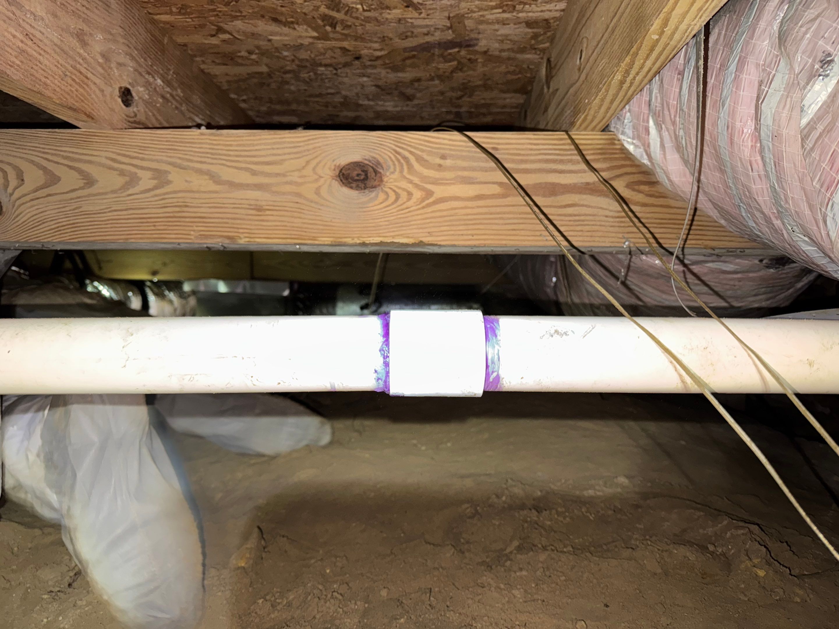 Project in Chesapeake by Patriot Crawl Space Repairs
