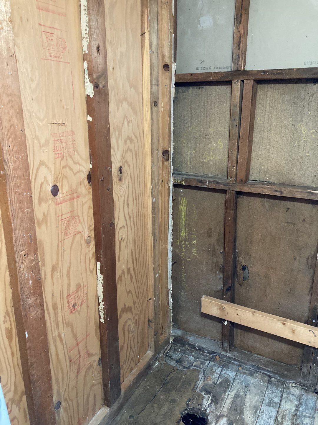 Water Damage in Bathroom by Accountable Home Services