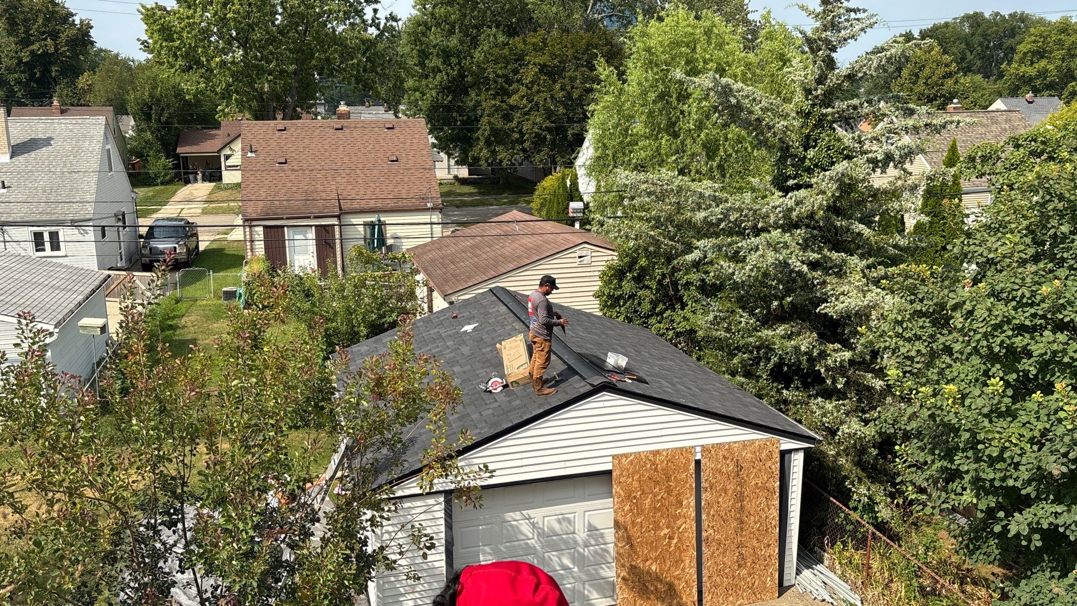 Roof Replacement using Owens Corning Onyx Black by 180 Contractors