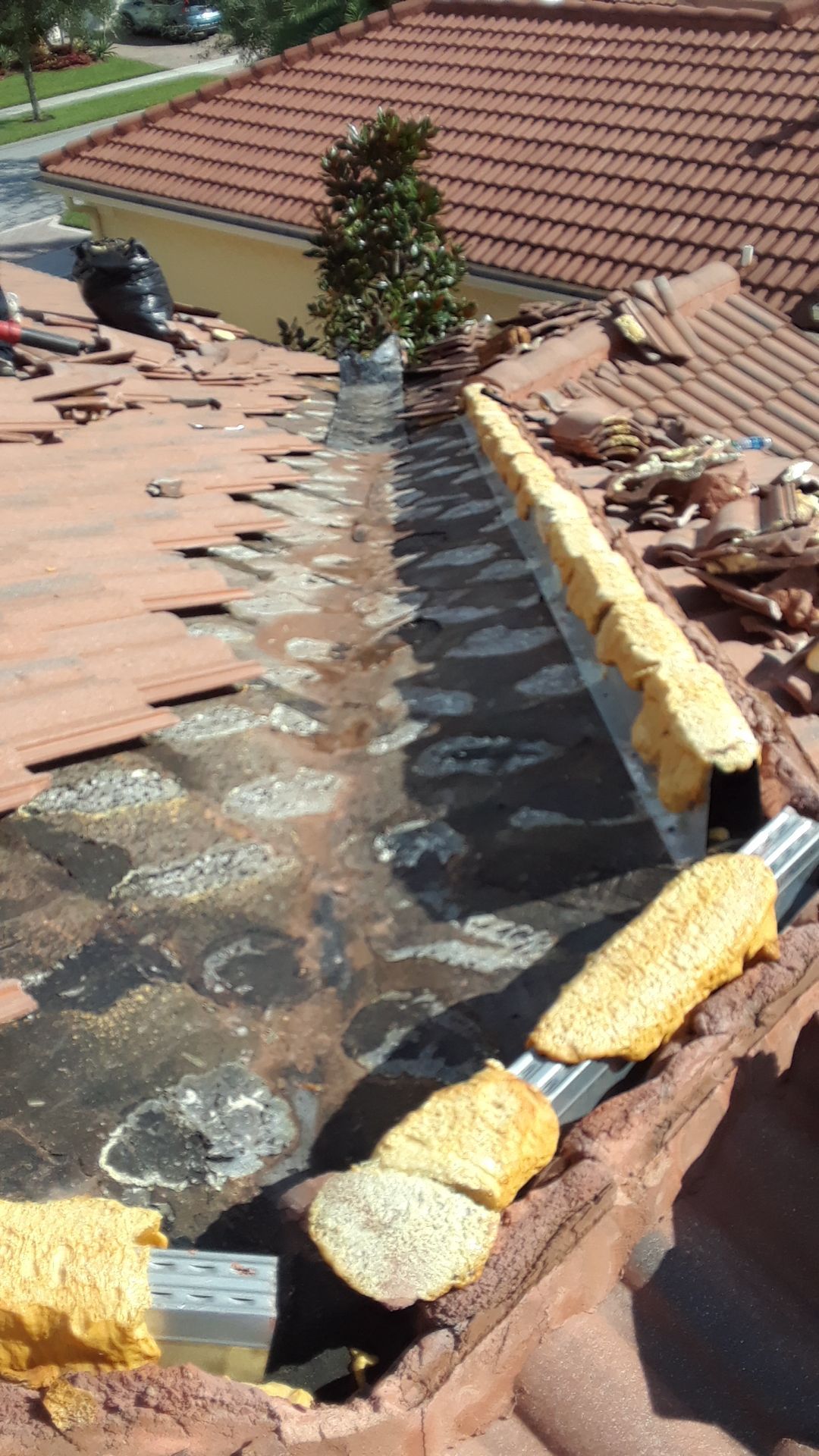 Tile Roof Leak Repair and Decking Replacement in Boynton Beach by Aastro Roofing