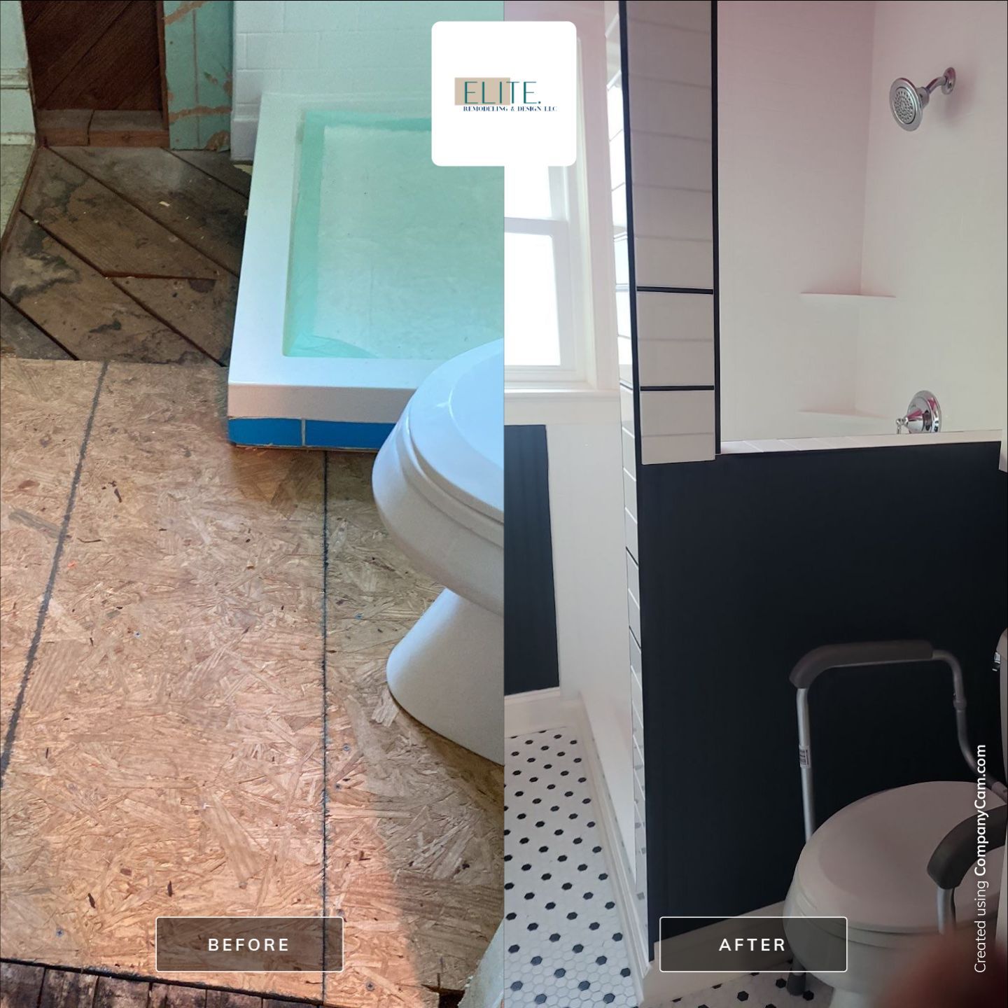 Raleigh Historic Bathroom Rescue by Elite Remodeling and Design LLC