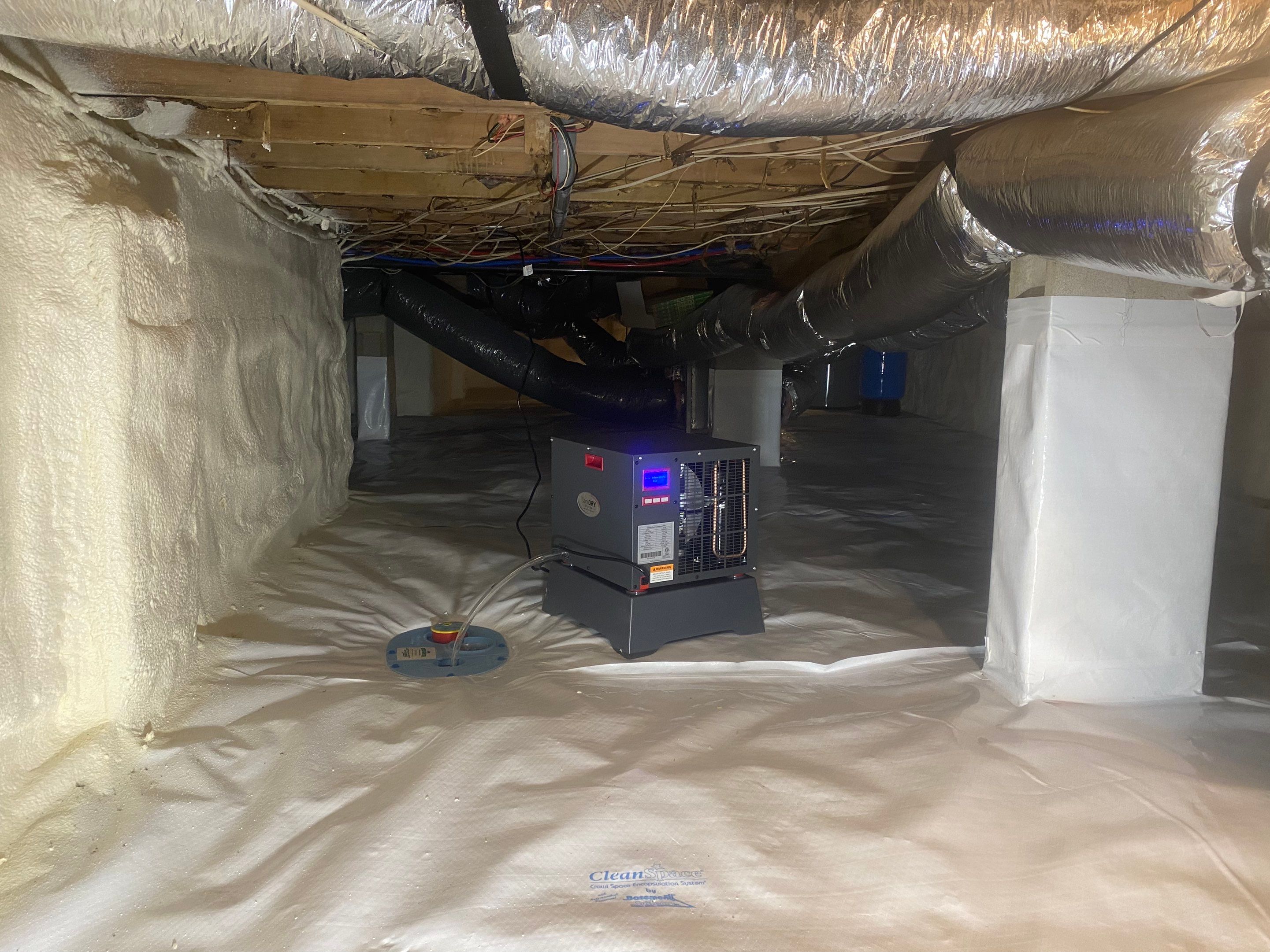 Crawlspace repair using cleanspace by Burke Home Services
