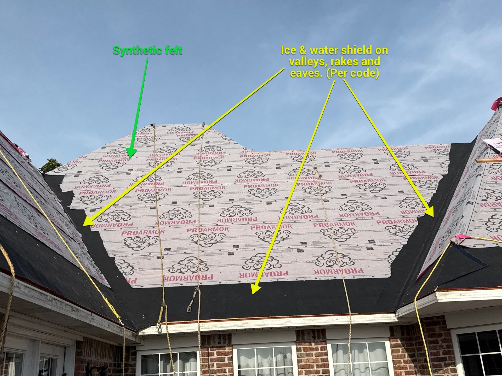 Roof replacement w/code upgrades all paid by Insurance. by In & Out Construction & Remodeling, LLC