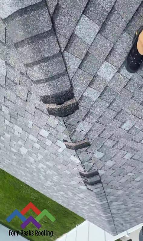 Storm Damage Roof Repair by Four Peaks Roofing