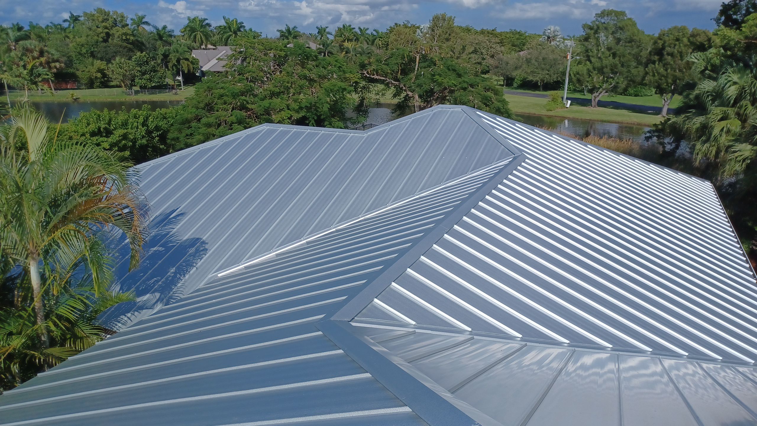 Residential Roofing Installation using Mil Finish-Unpainted by BLUES BROTHERS CONSTRUCTION CORP