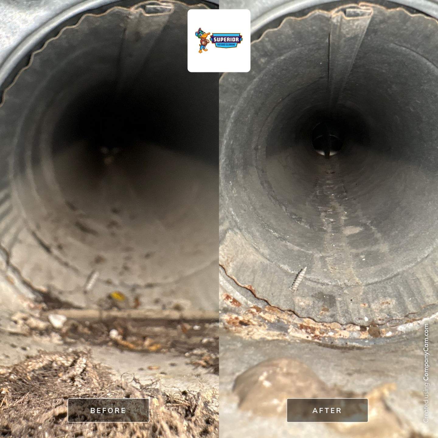 Air Duct Cleaning With a Vacuum Truck in Canfield, OH by Superior Air Duct Cleaning