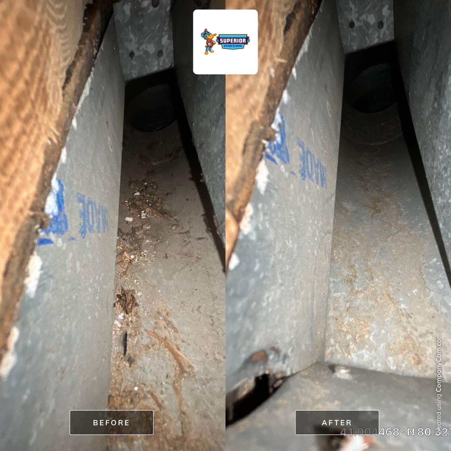Air Duct Cleaning With a Vacuum Truck in New Castle, PA by Superior Air Duct Cleaning