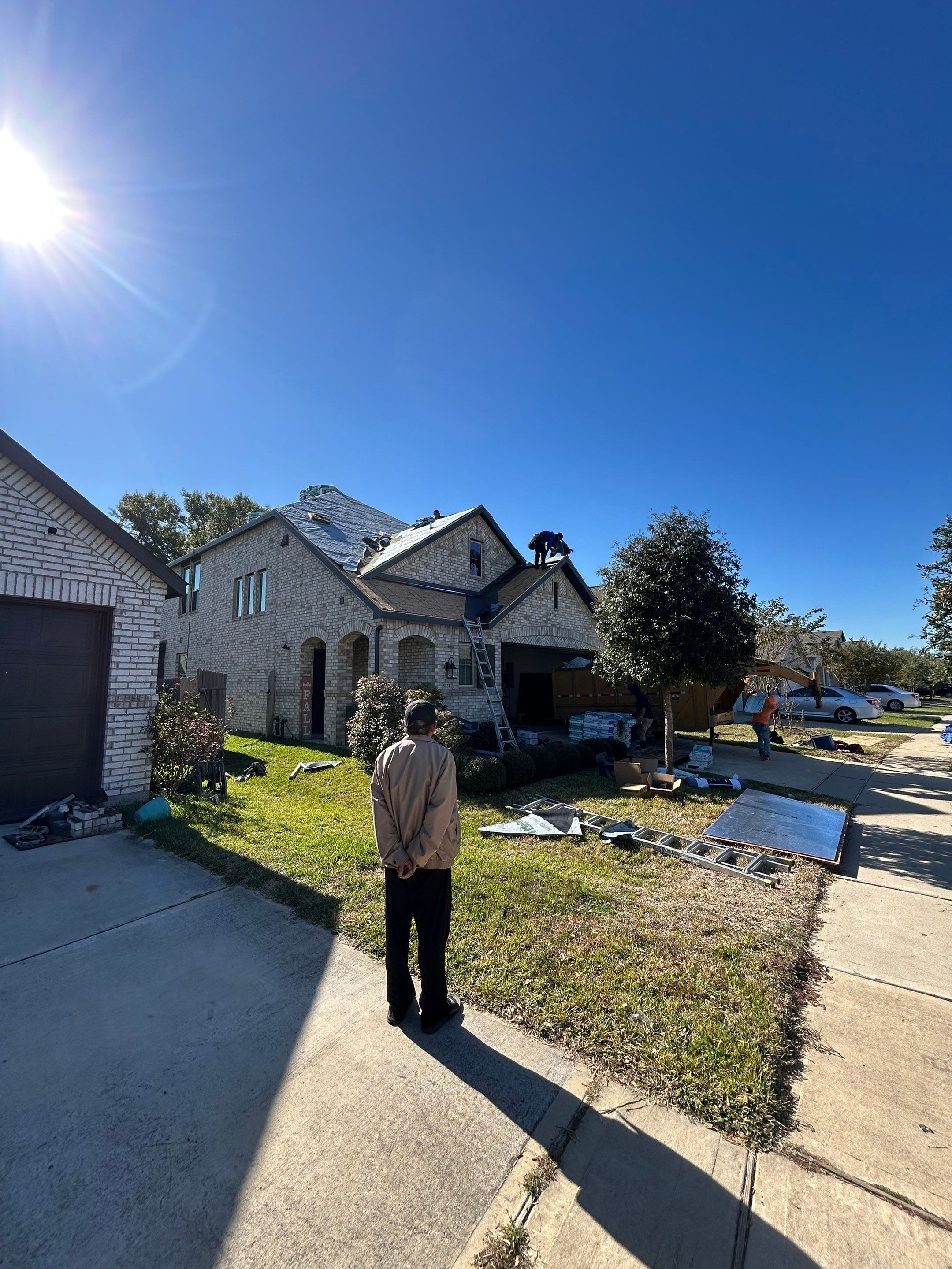 Roof Replacement Project in Houston by Roofing Technologies Unlimited