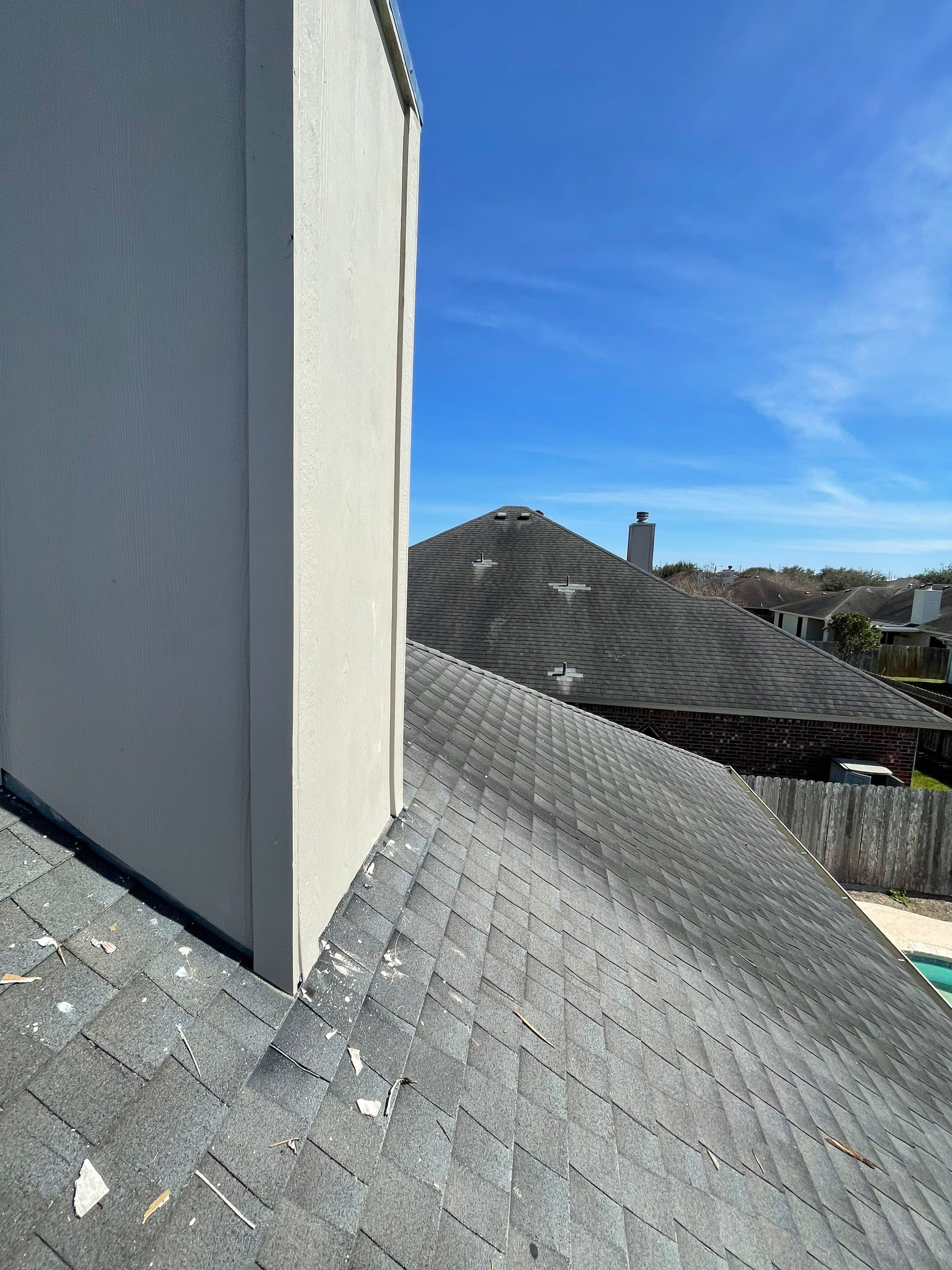 Residential Roofing Repair Replacing Chimney Cap by Lighthouse Roofing