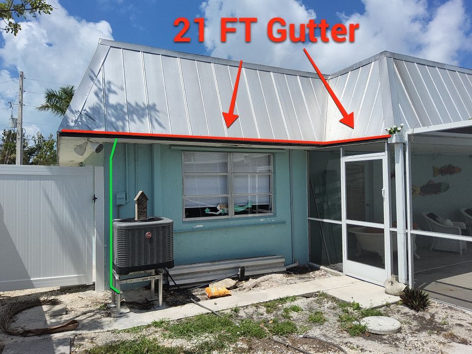 7-Inch Seamless Gutters in Sanibel FL by Gutter Professor by Gutter Professors