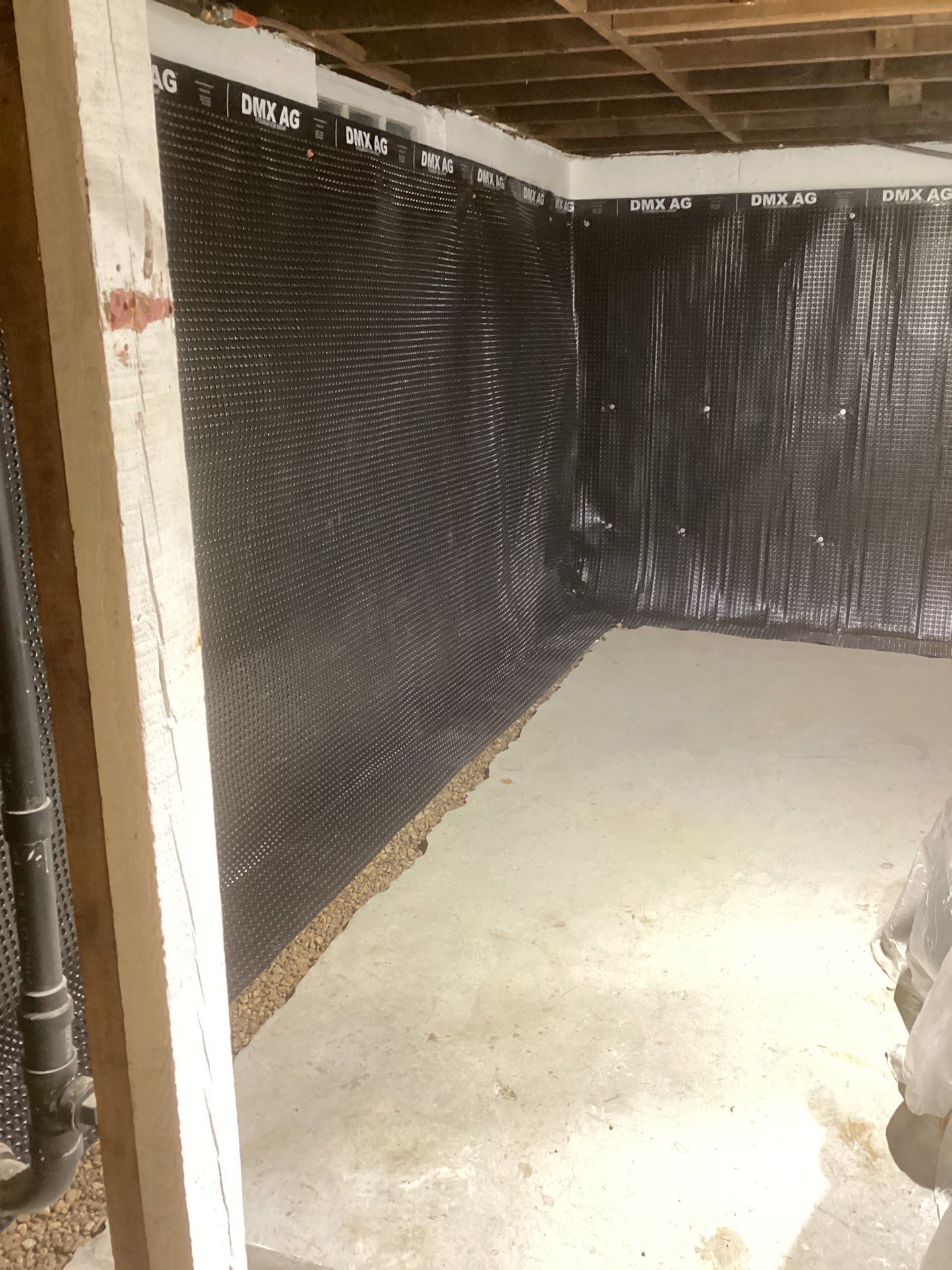 Interior Basement Waterproofing in NE MPLS by Waterproofing Northeast
