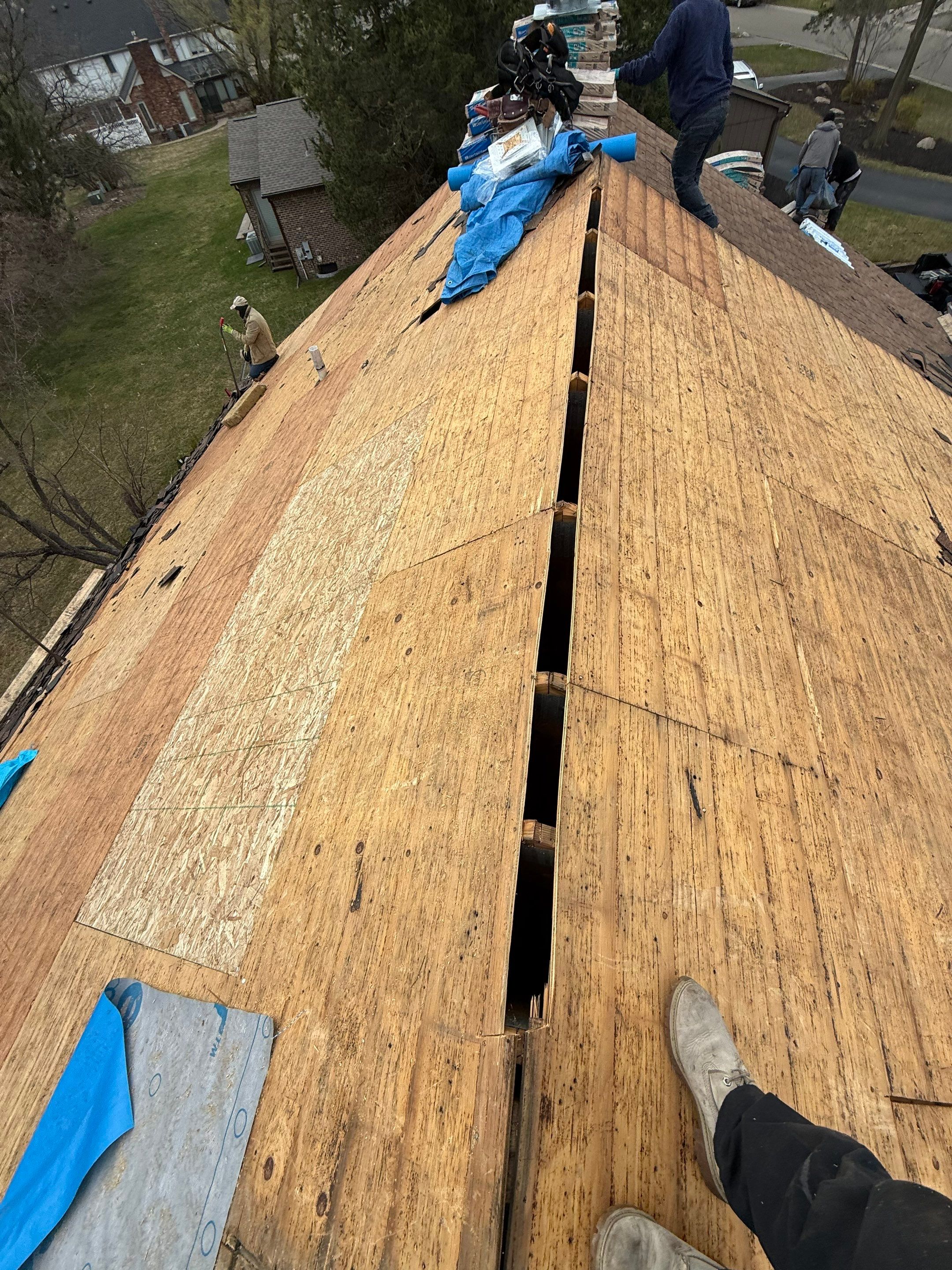 Project in West Bloomfield Township by Eave Roofing