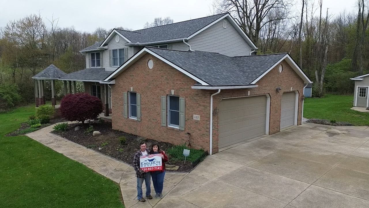Atlas Pinnacle, Color, Coastal Granite, Drip Edge, Birch White by Eagle Eye Roofing