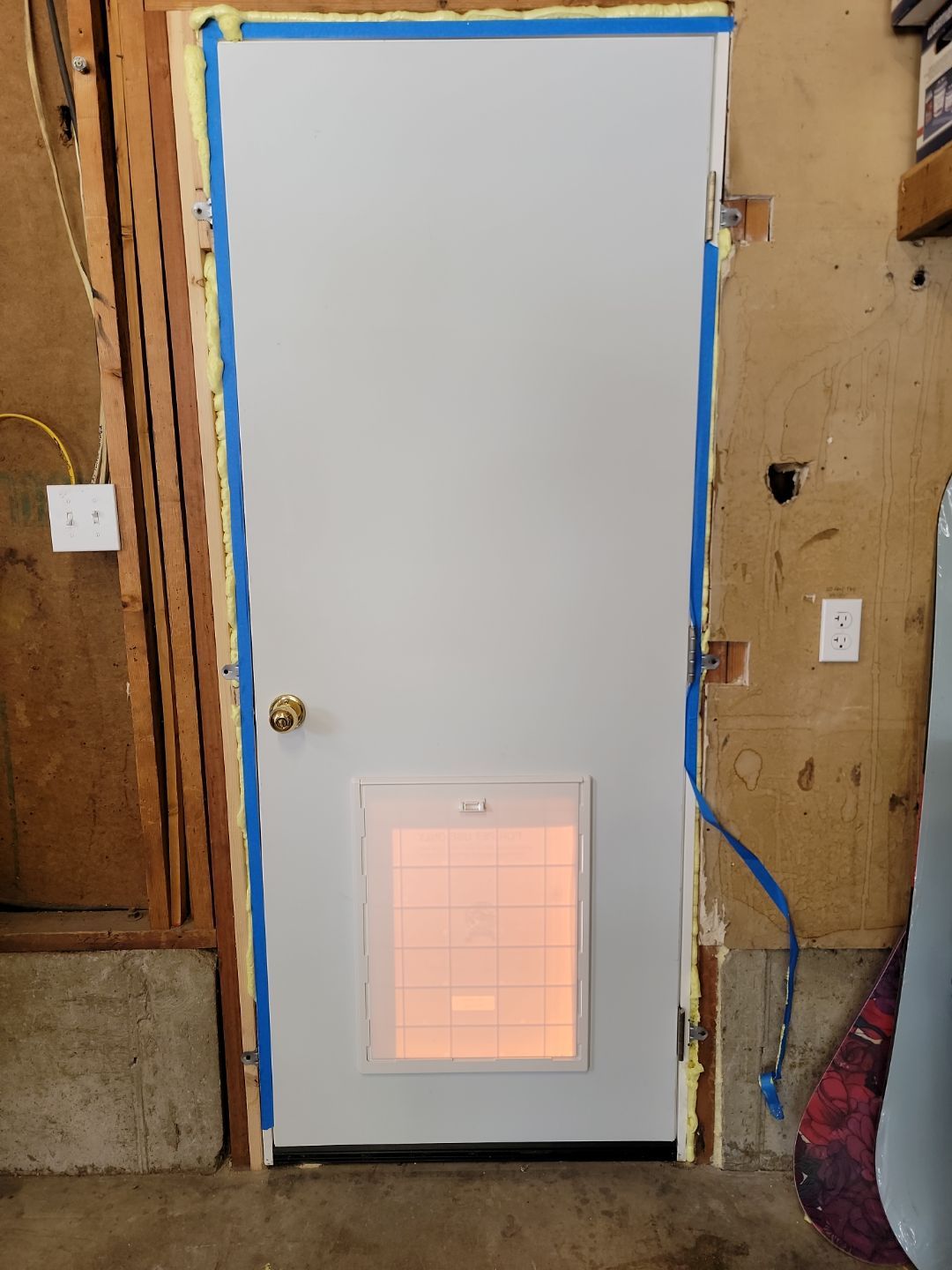 Dog Door and Stairs by Rudd Builders LLC