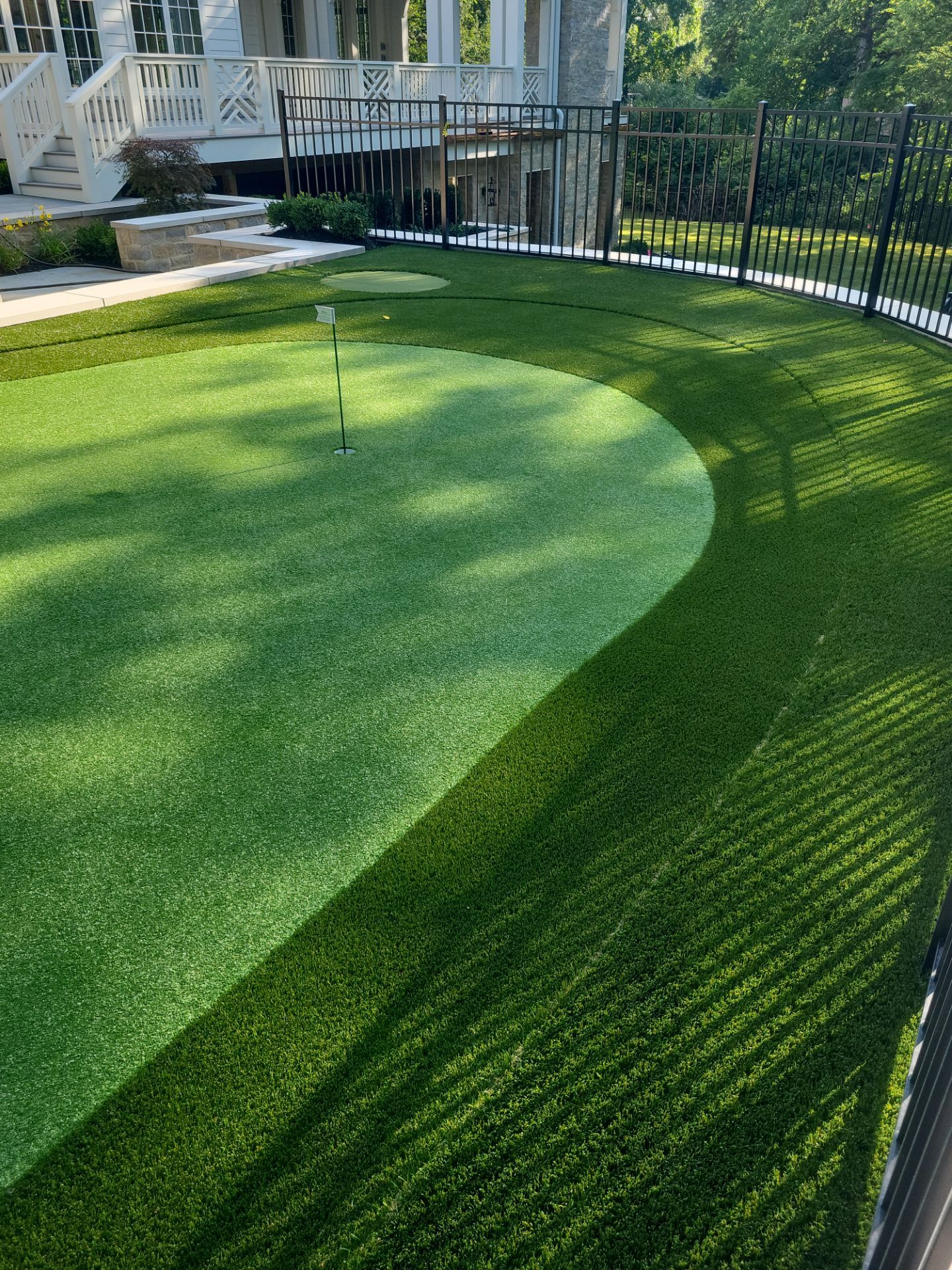 Residential Luxury Golf Green in Upper Arlington, OH by Southwest Greens Midwest