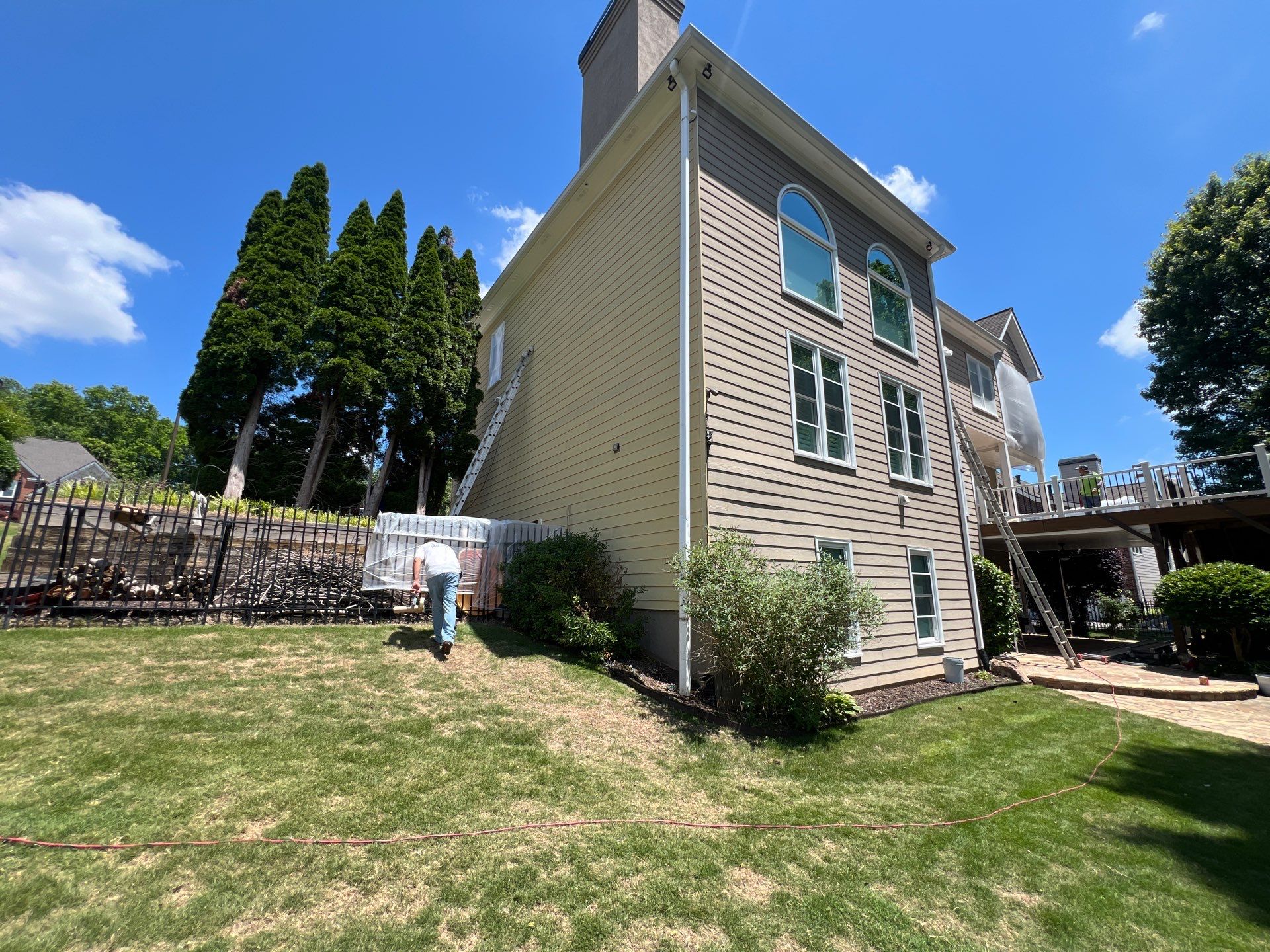 Full Exterior Siding Replacement and Stone Veneer Installation in Roswell by Swift Home Renovations