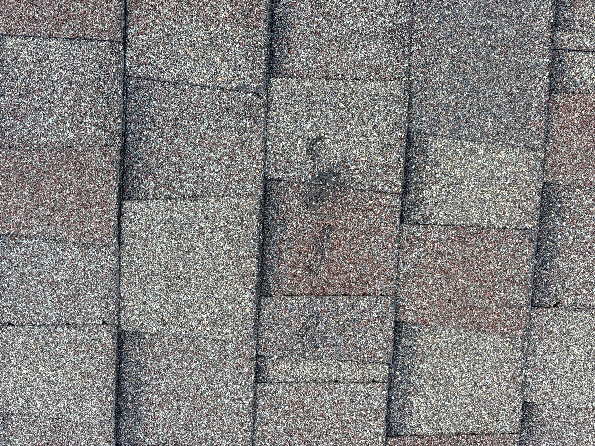 Hail Damage using Owen's Corning Duration (Lifetime) Shingles by Roof Repair Company
