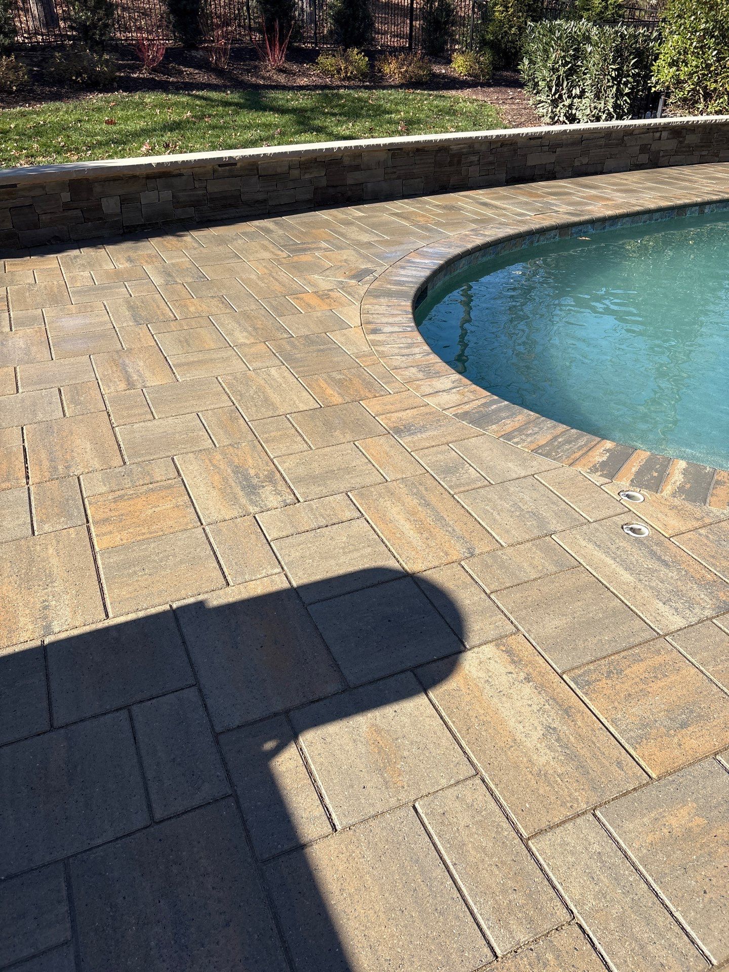 Concrete Driveway and Pool Deck using Concrete Sealant by DuraSeal