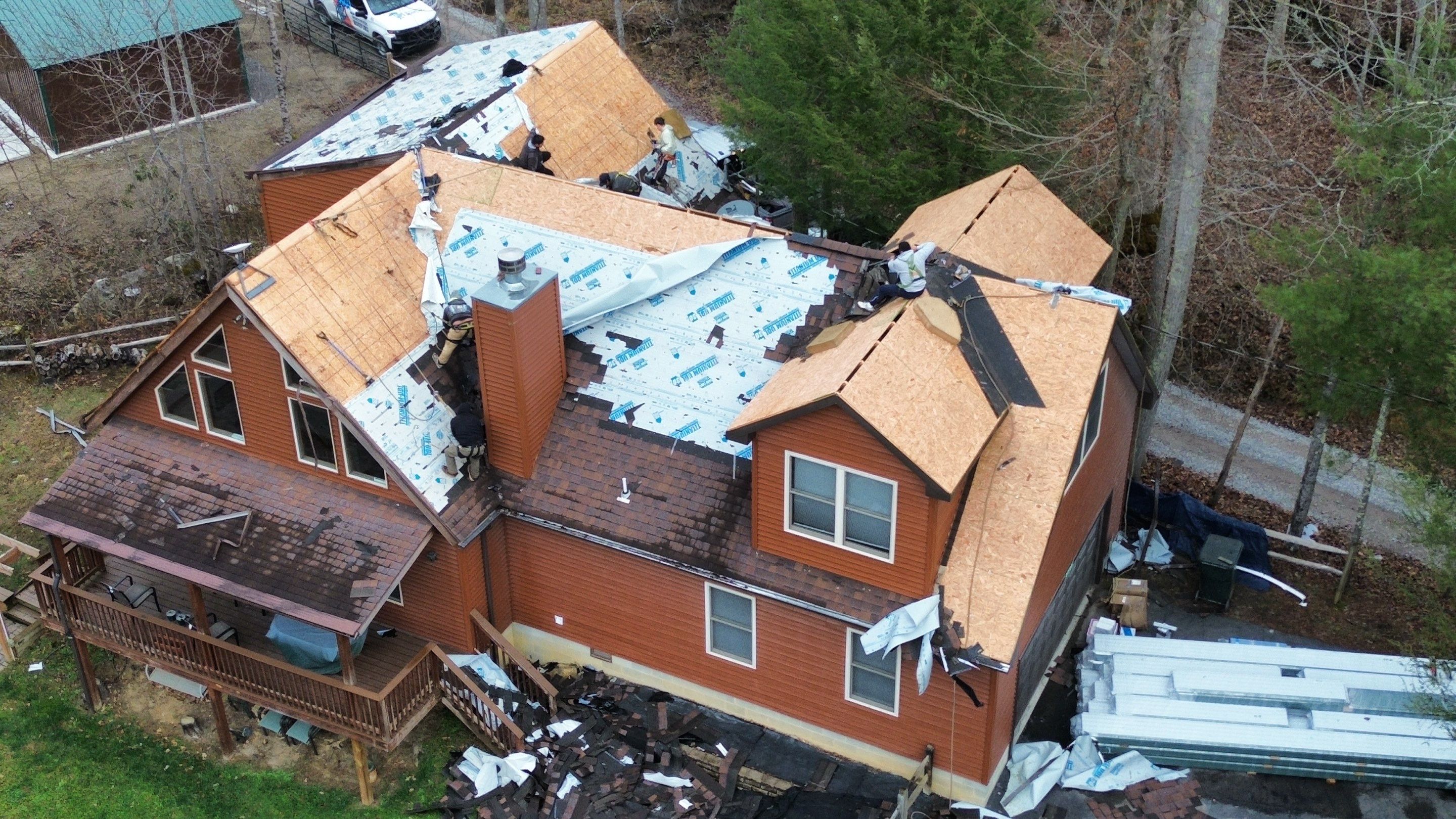 Residential Roofing Installation using Standing Seam Metal - 4766 by Rainstoppers Roofing