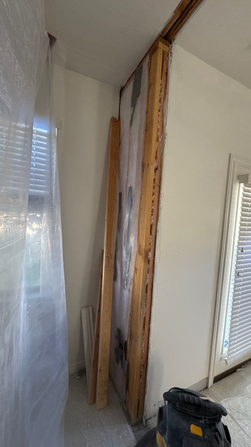 Wall Removal Project in South Jordan by Rudd Builders LLC