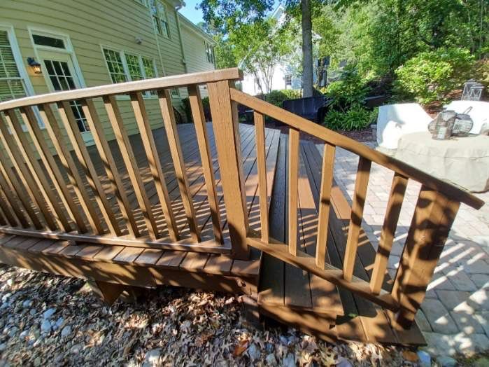 Coated Deck using AcryFin by DuraSeal