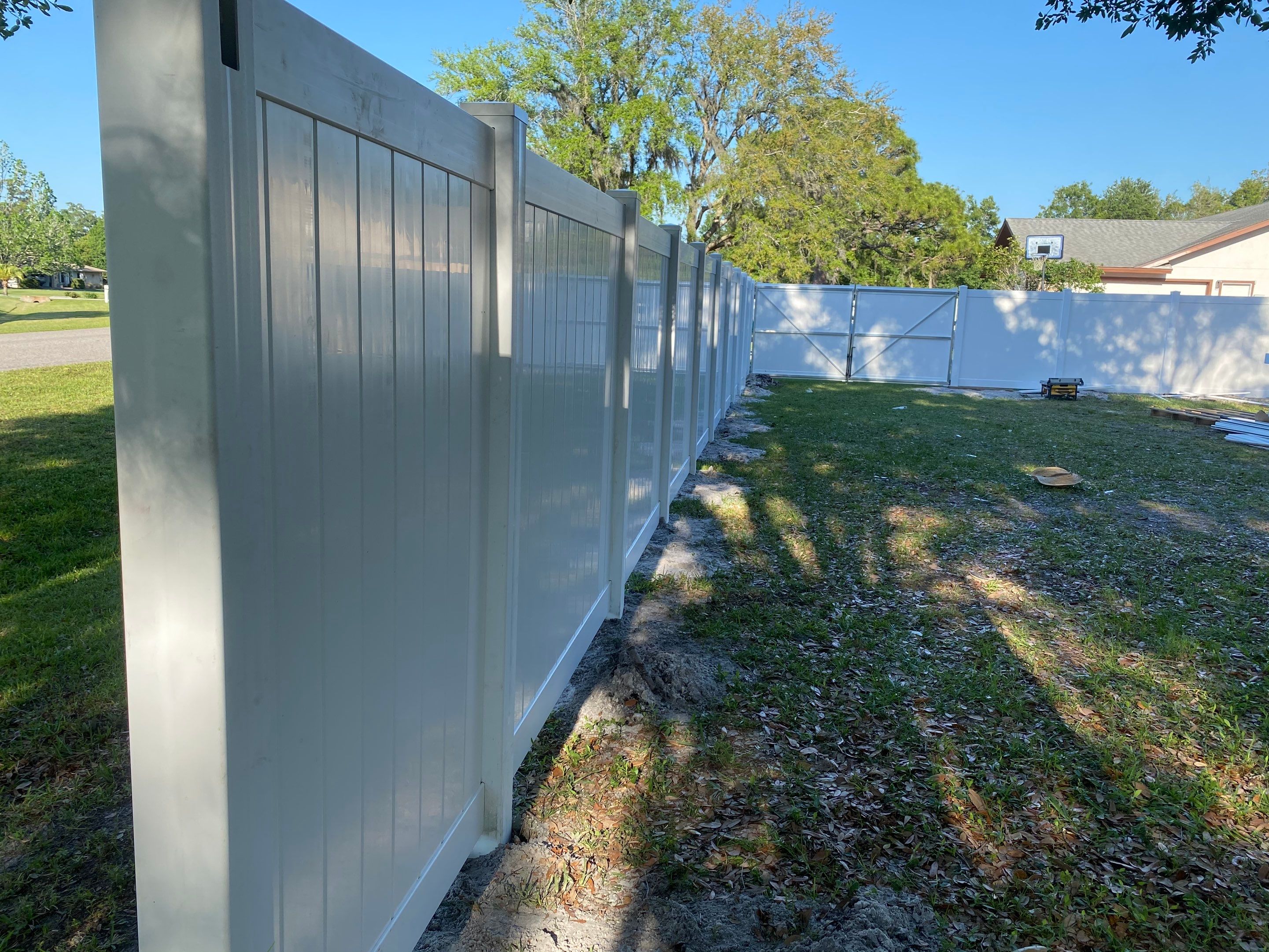 Sarasota, FL 6 ft. Tall White Vinyl Privacy Fence by Asap fence and gates, LLC