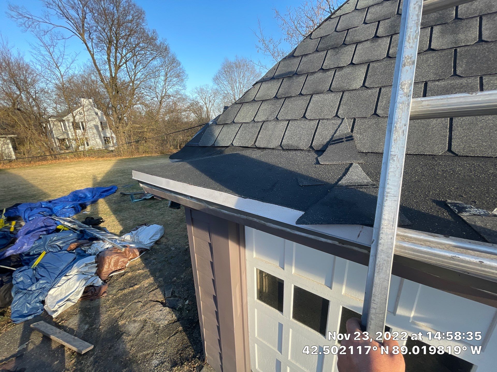 Slate Roof Removal using Atlas Storm Master Slate by Total Exteriors