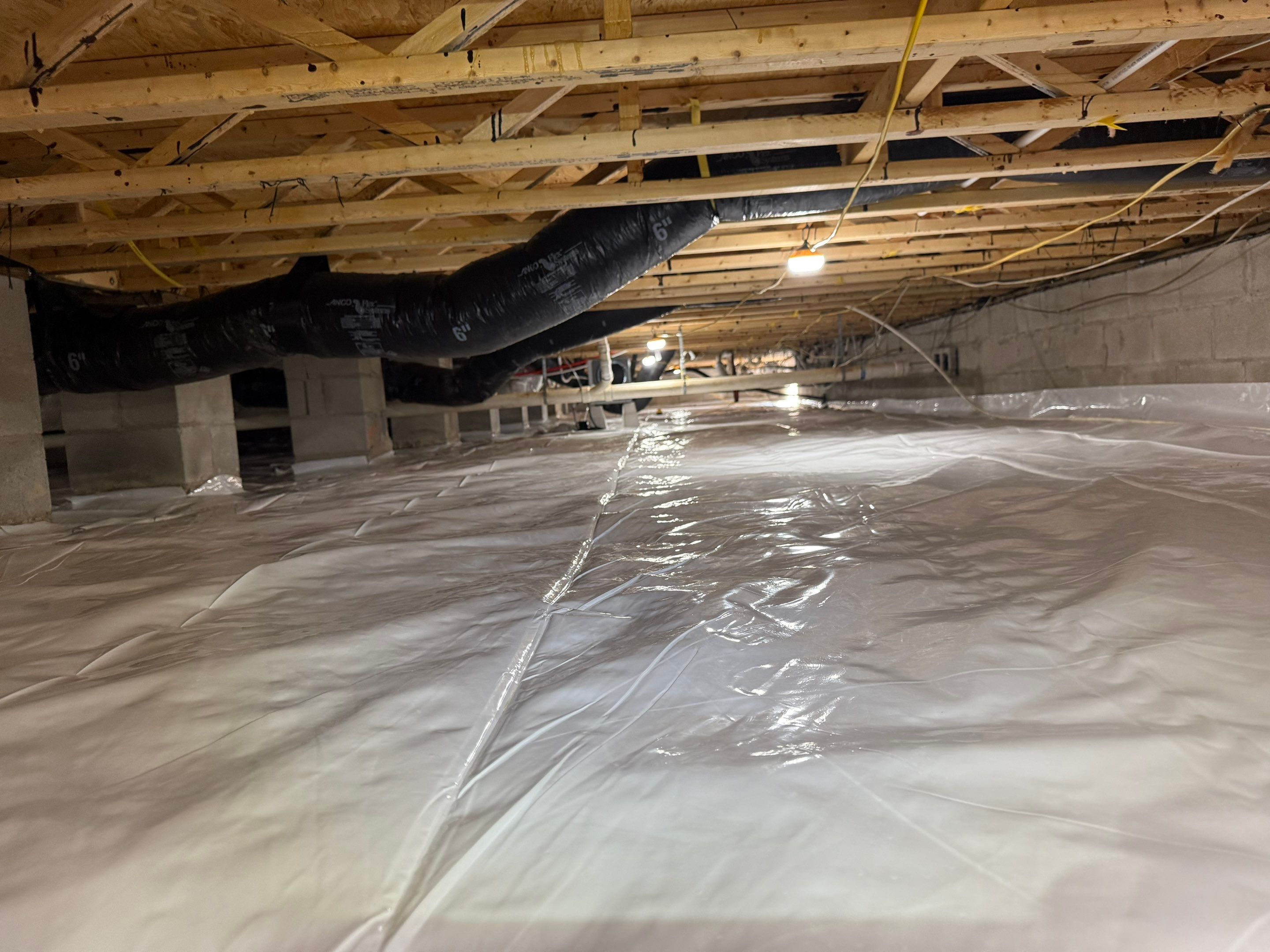 Project in Elizabeth City by Patriot Crawl Space Repairs