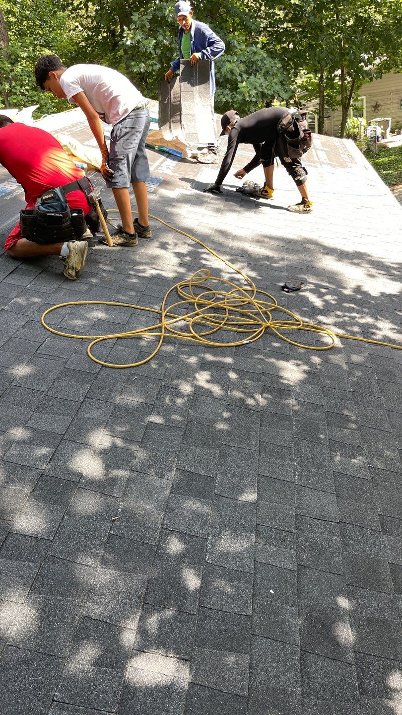 Roof replacement, gutters and interior repair by hail damage by Just Brilliant Restoration JBR