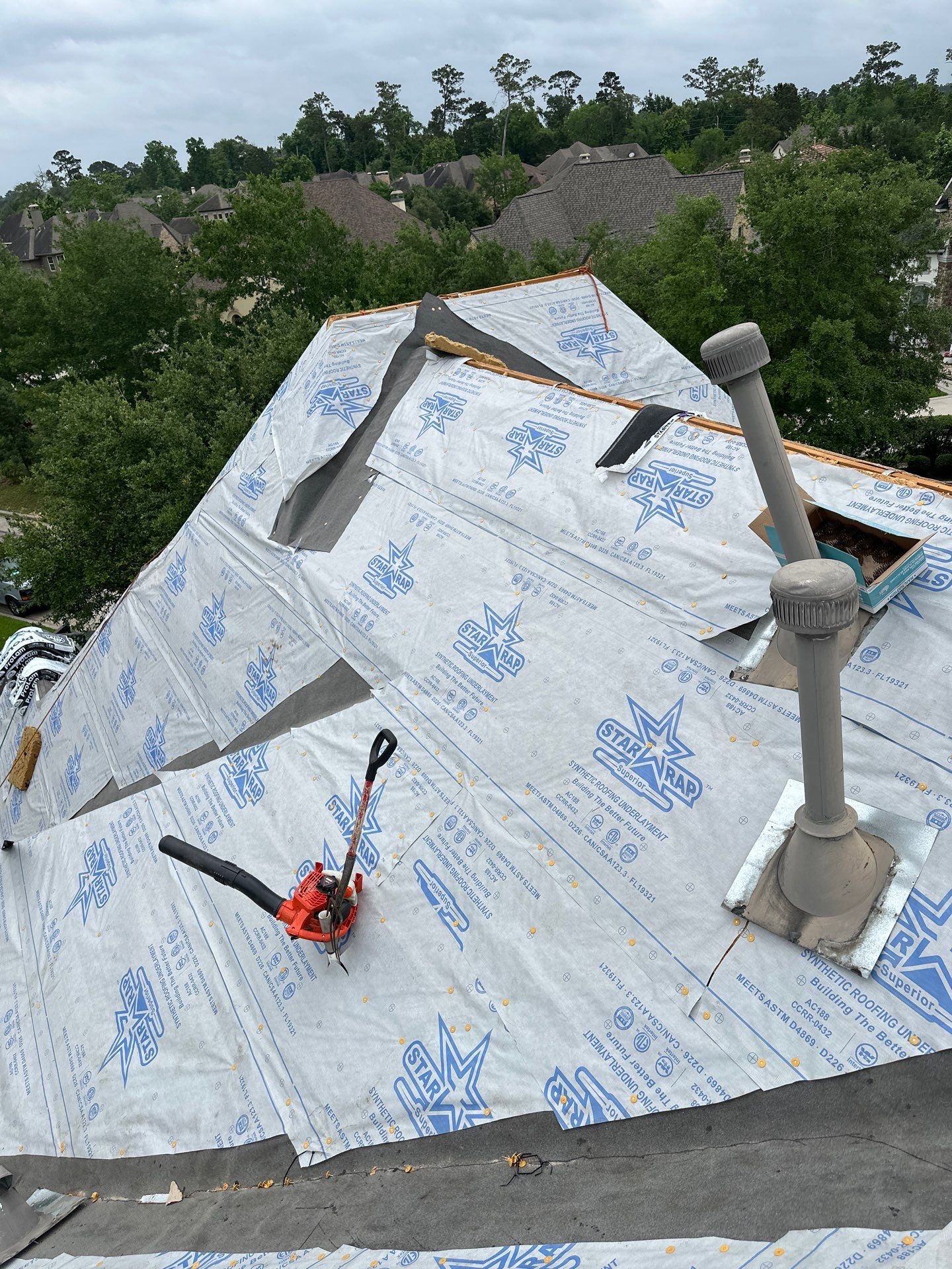 Project in Spring by Motion Roofing