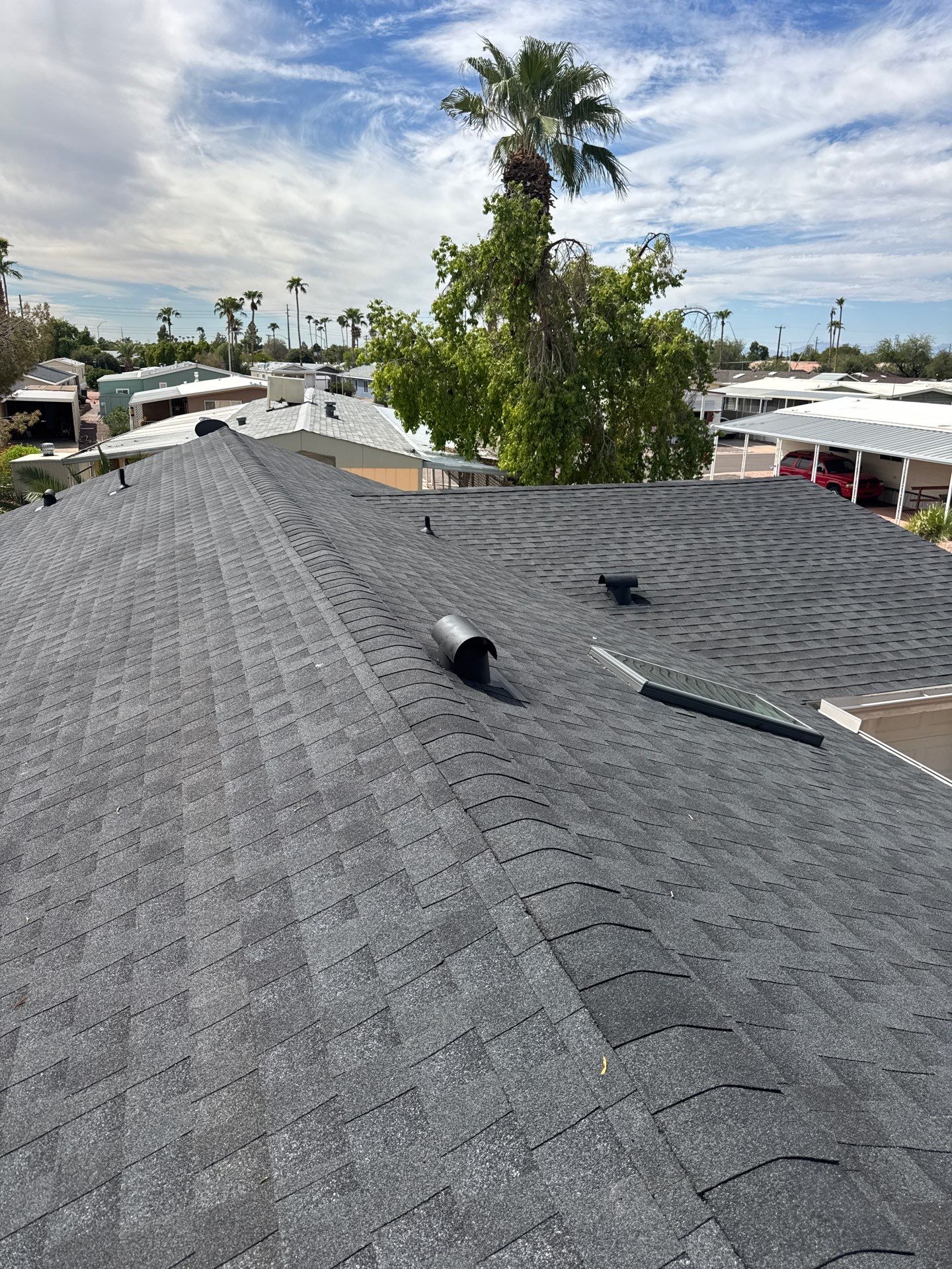 Residential Roof Install using GAF in Mesa by Weather-Tite Roofing