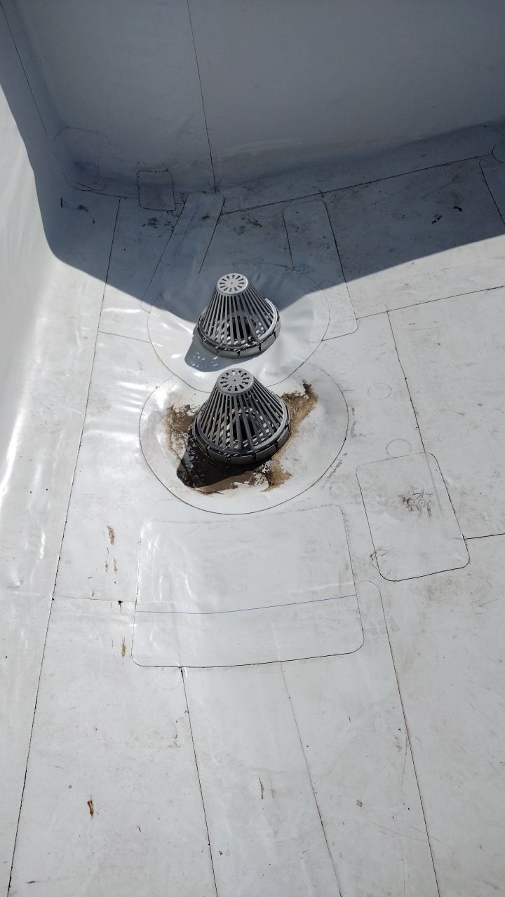 Commercial Roofing Installation in DeQueen, AR, using 50 mil PVC by Hostetler Roofing