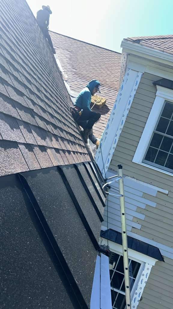 Ice Dam Remediation + EPDM Waterproofing + PVC Trim Restoration by Mighty Dog Roofing of Greater Middlesex County