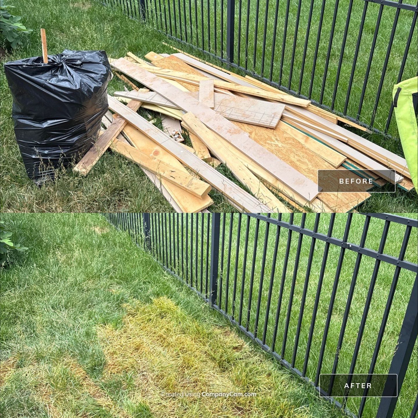 Project in Charlotte by Badger Hauling