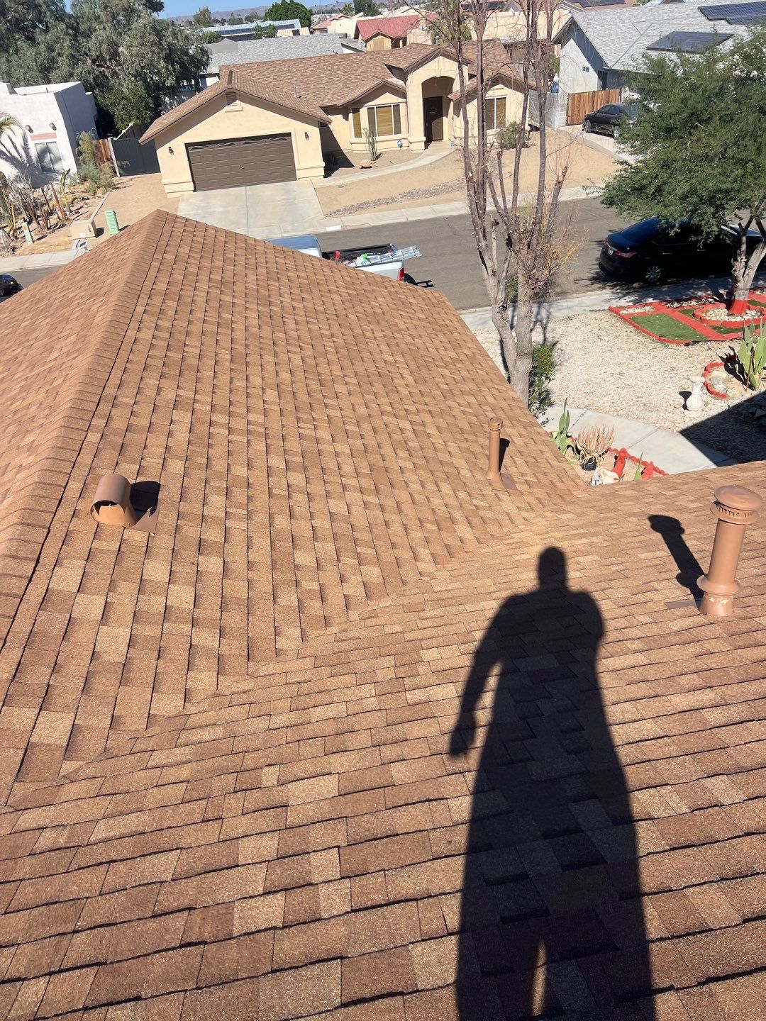 Desert Tan Shingles by Reimagine Roofing