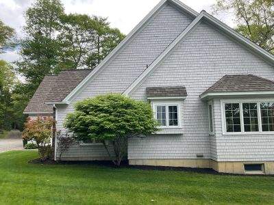 Exterior Painting and Siding Restoration for Boothbay Coastal Home by Picture Perfect Pro Painting