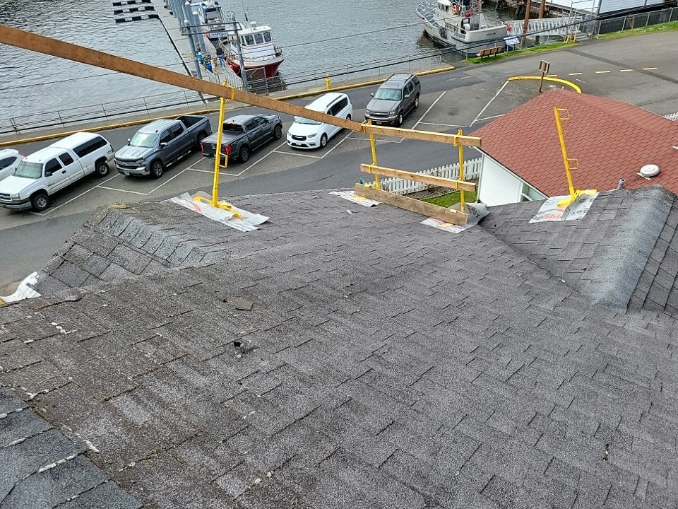 Residential Roofing Installation using Malarkey Highlander with Vented Ridge by Orezona Building & Roofing Company, Inc.