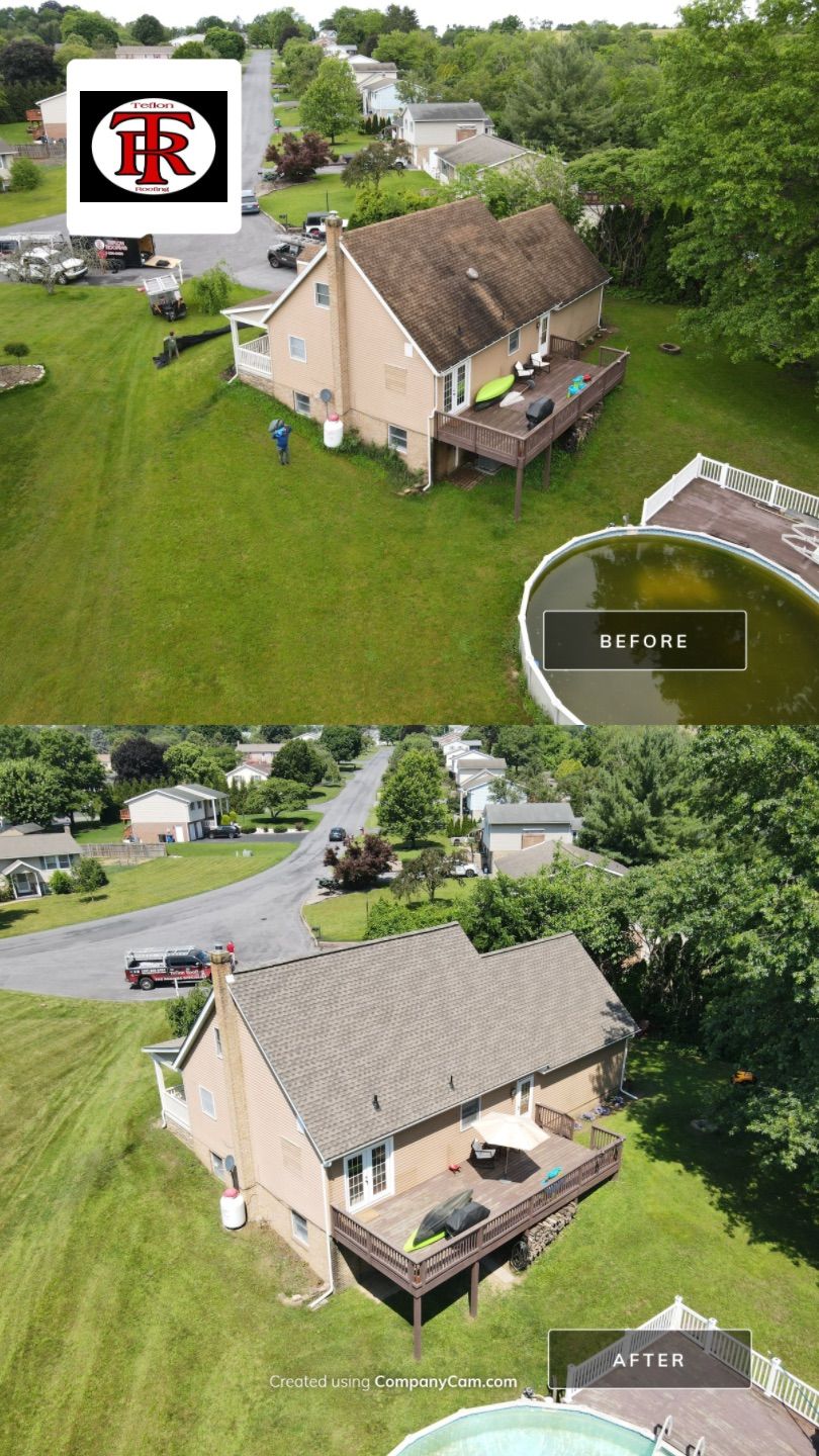Residential Roofing Installation in Chambersburg by Teflon Roofing