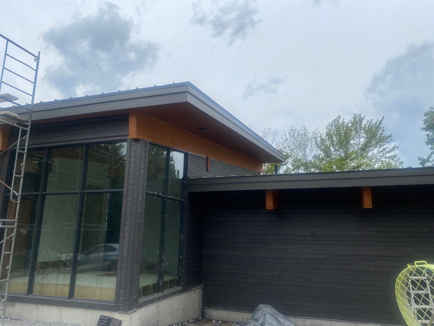 New Home Construction using 16" Standing Seam Panels by Jay Carter Roofing & Sheet Metal