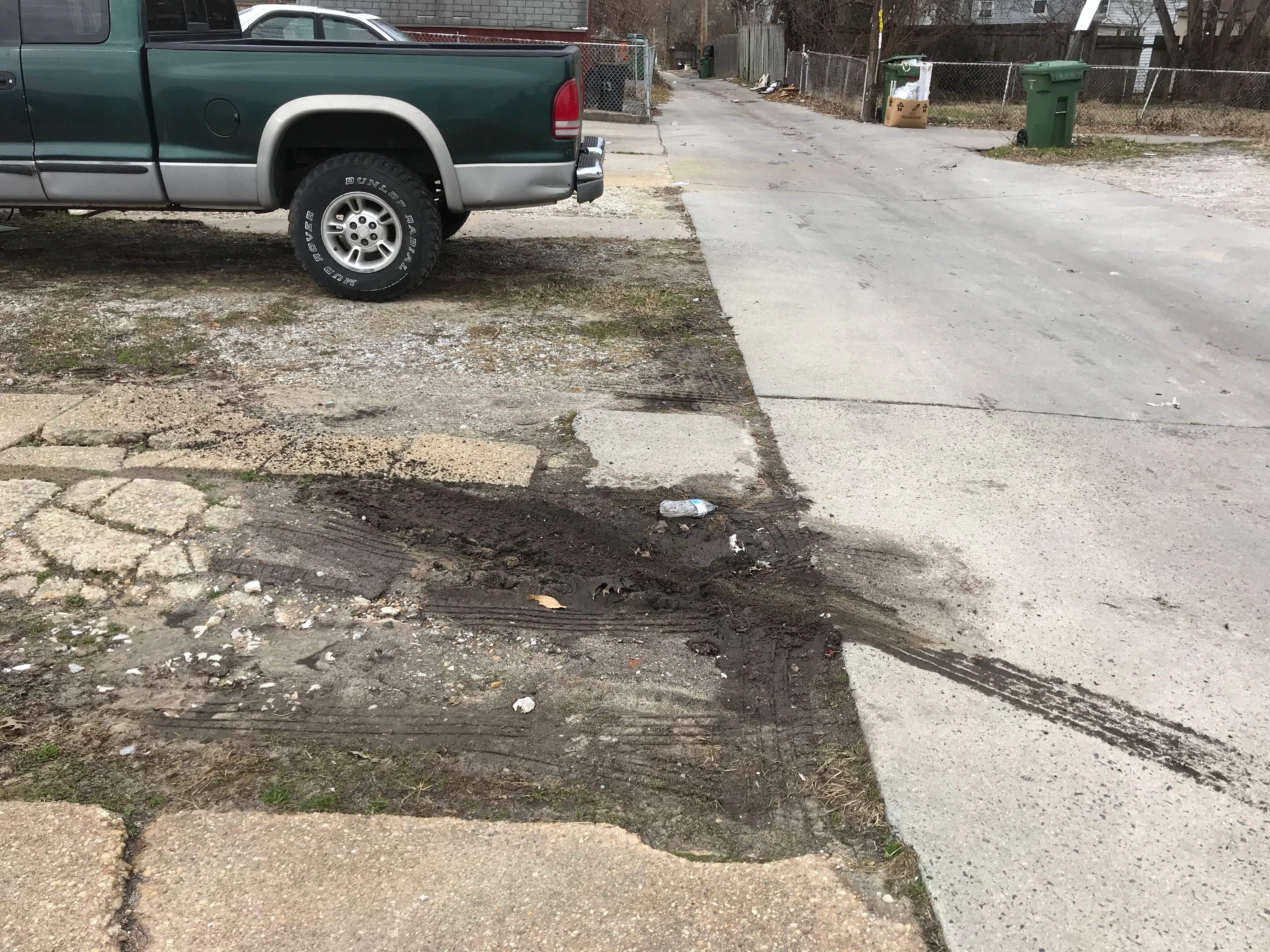 Driveway Repair  New Concrete Pad by Alpha Design Services