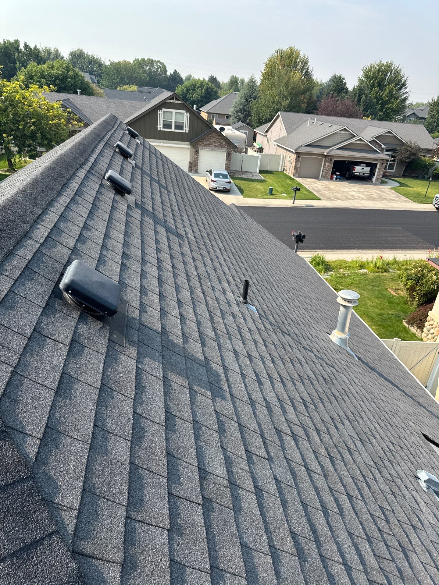 Complete Residential Roof Replacement Featuring Architectural Shingles in Meridian by Olive Roofing