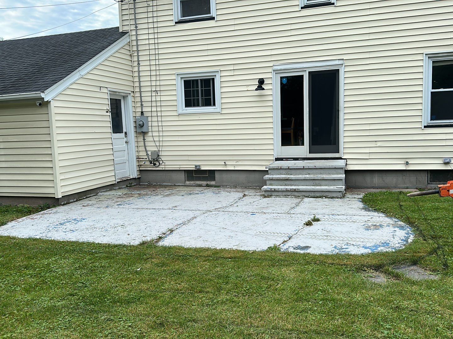 York Bluestone stamped patio by NG Masonry & Construction LLC