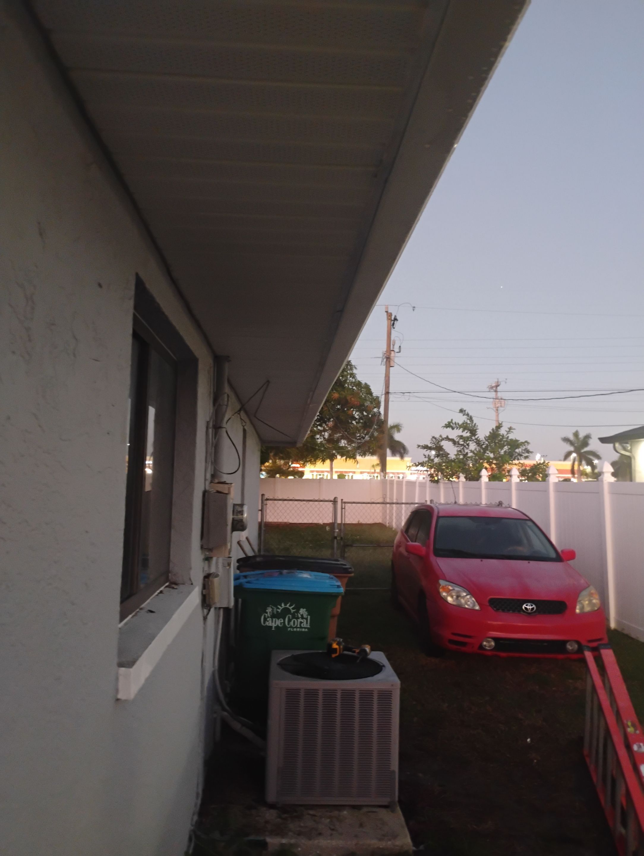 New Gutter System with Splash Guards in Cape Coral FL by Gutter Professors
