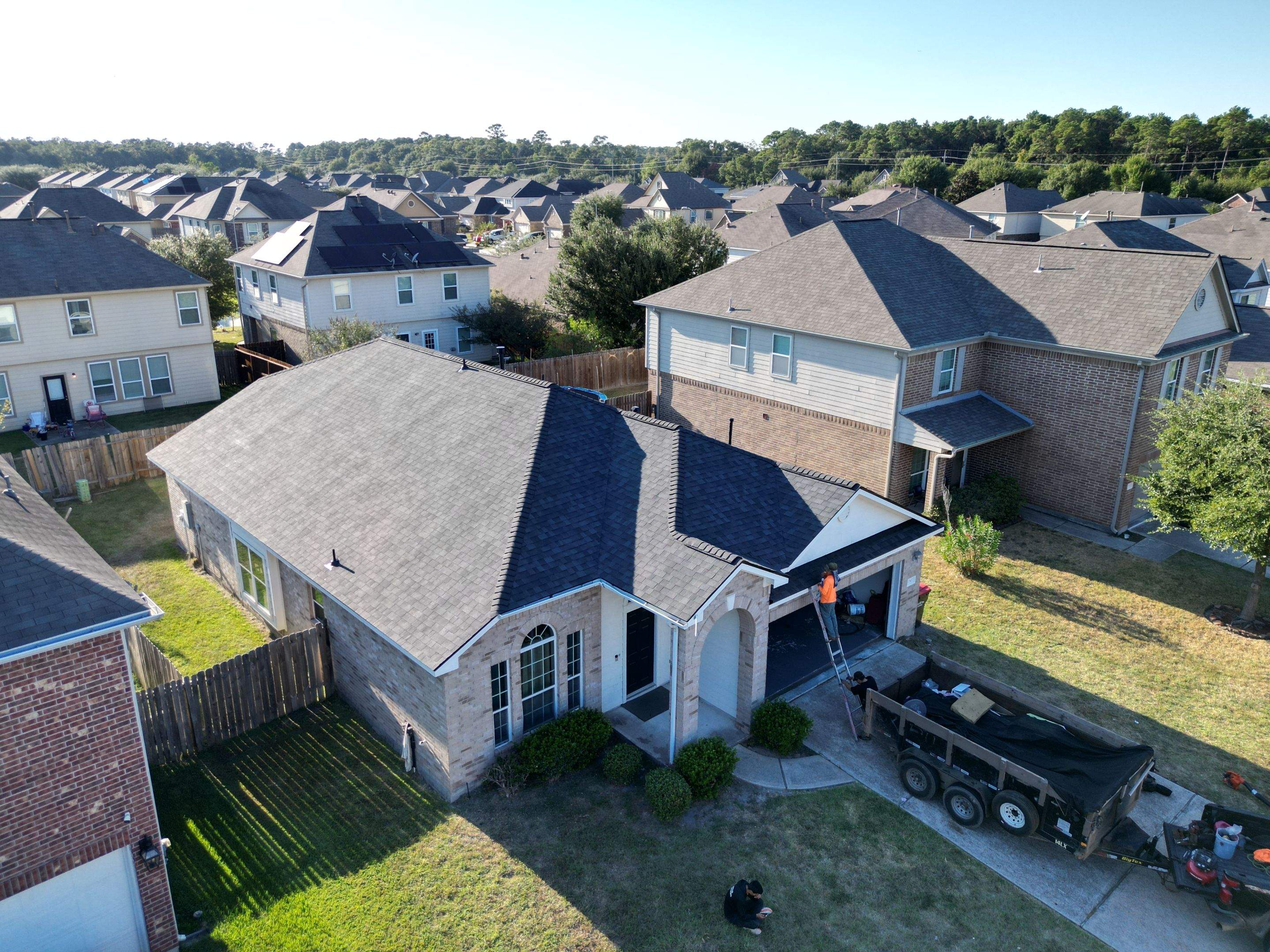 Project in Humble, TX by Proud Roofing