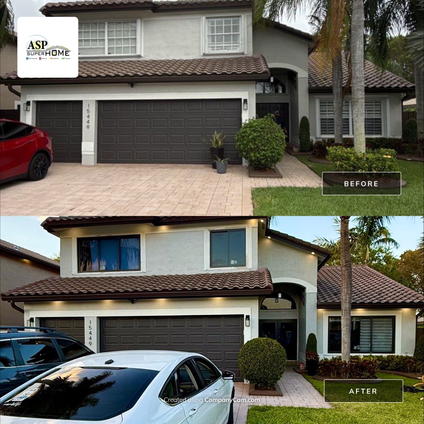 Impact Windows, Doors, and a Beautiful Front Entry by ASP SuperHome