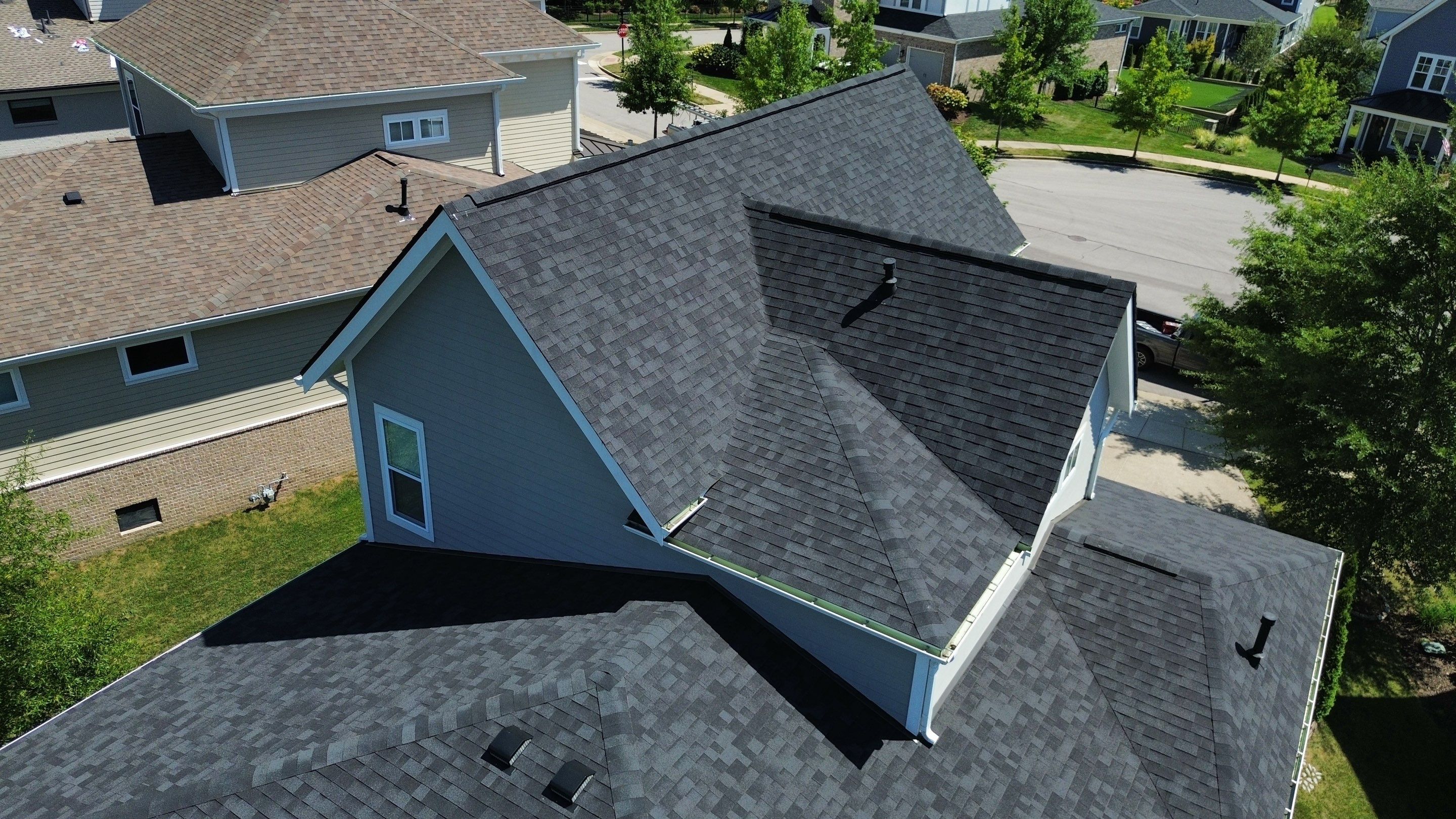 Full Roof Replacement with Malarkey Vista AR Shingles in Franklin by Shinglesmiths Roofing